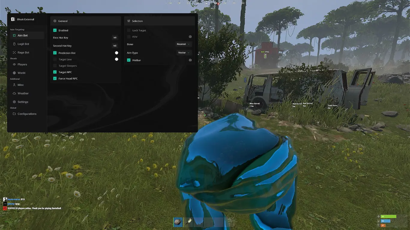 Screenshot 6 do cheat Rust Bleak
